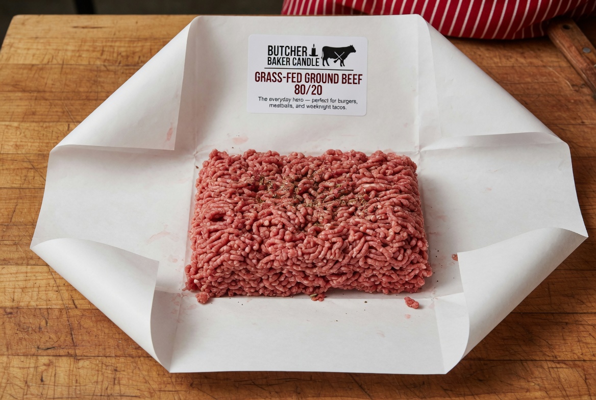 Grass-Fed Ground Beef (80/20)